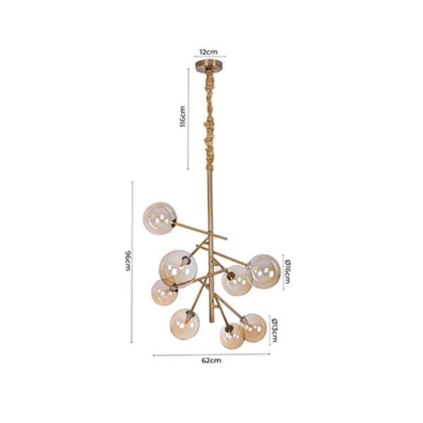 PENDENTE JABUTICABA 8XG9 12/15CM DOURADO - Image 6