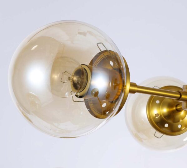 PENDENTE JABUTICABA 13CM 15XE27 13CM DOURADO - Image 4