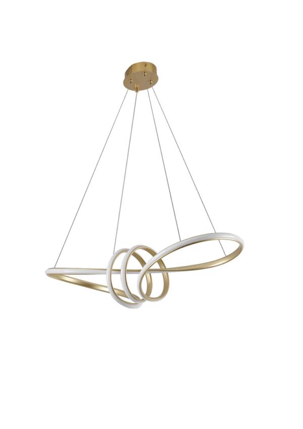 PENDENTE LED BIE 45W 3000K DOURADO