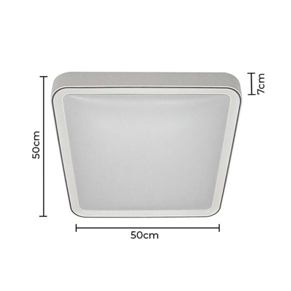 PLAFON LED SENY QDR. 50CM 35W 3000K BR - Image 2