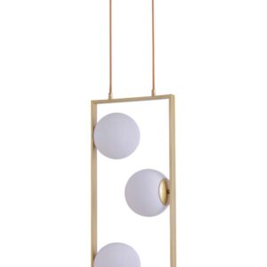 PENDENTE IBBA RET 3*E27 15CM DOURADO