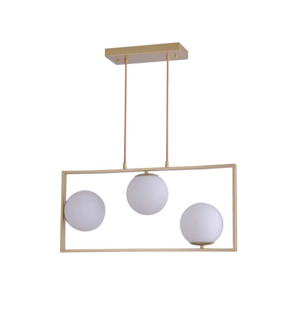 PENDENTE IBBA GR 3*E27 15CM DOURADO