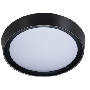PLAFON LED MENY 40CM 29W 3000K PRETO