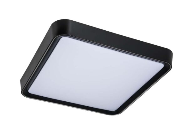 PLAFON LED SENY QDR. 50CM 35W 3000K PT.