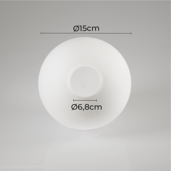 GLOBO LEITOSO 15CM DIAME.6.8CM - Image 2