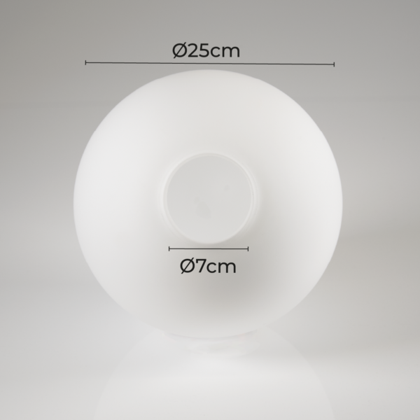 GLOBO LEITOSO 25CM DIAMEN. 6.8CM - Image 2