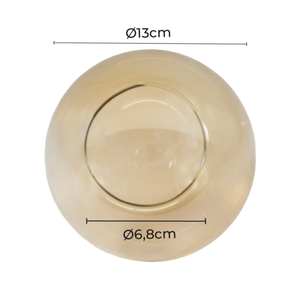 GLOBO AMBAR 13CM DIAME.6.8CM - Image 2