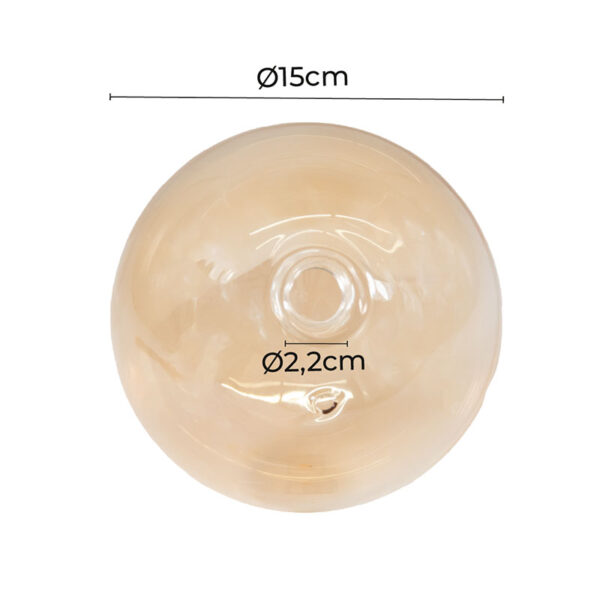 GLOBO AMBAR 15CM DIAME.2.2CM - Image 3