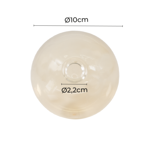 GLOBO AMBAR 10CM DIAME.2.2CM - Image 2