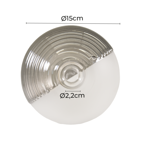 GLOBO FUME /FOSCO 15CM P/LINHA DRUER - Image 2