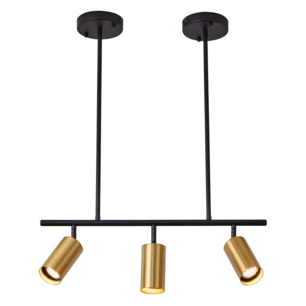 PENDENTE KALLA 3XGU10 DOURADO E PRETO - Image 14