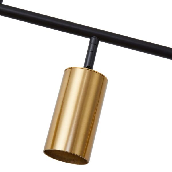 PENDENTE KALLA 3XGU10 DOURADO E PRETO - Image 11