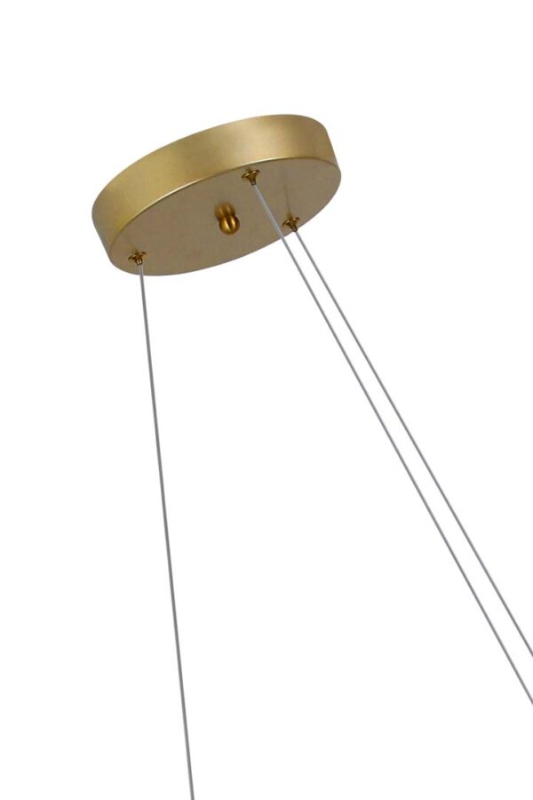 PENDENTE LED BEAN 60CM C/3M 26W 3000K DOURADO FOSCO - Image 8