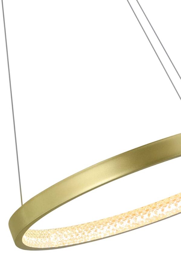 PENDENTE LED BEAN 60CM C/3M 26W 3000K DOURADO FOSCO - Image 10