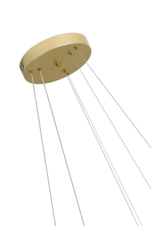 PENDENTE LED BEAN 40+60CM 4M 47W 3000K DOURADO - Image 10