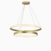 PENDENTE LED BEAN 60+80CM 4M 67W 3000K DOURADO - Imagem 7