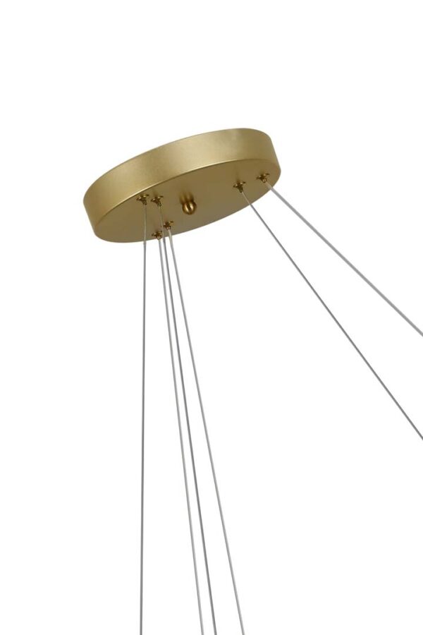PENDENTE LED BEAN 60+80CM 4M 67W 3000K DOURADO - Image 8