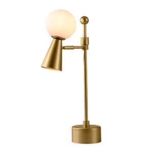 ABAJUR TEAS DE MESA 1XG9 1XMR16 10CM DOURADO FOSCO