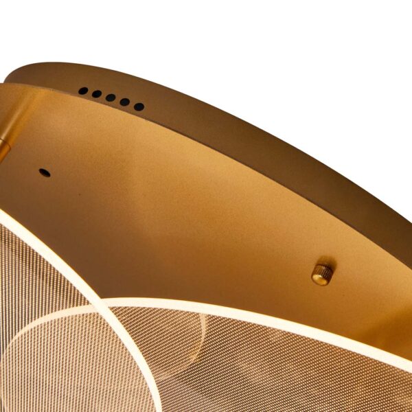PLAFON LED RAZI 2MOD. 19W 3000K DOURADO FOSCO - Image 8