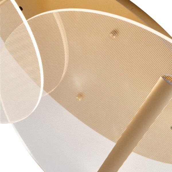 PLAFON LED RAZI 2MOD. 19W 3000K DOURADO FOSCO - Image 10