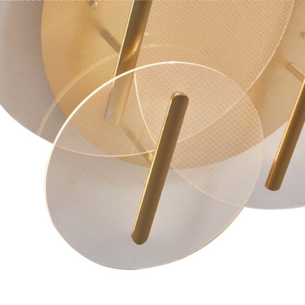 PLAFON LED RAZI 3 MOD. 35W 3000K DOURADO FOSCO - Image 8