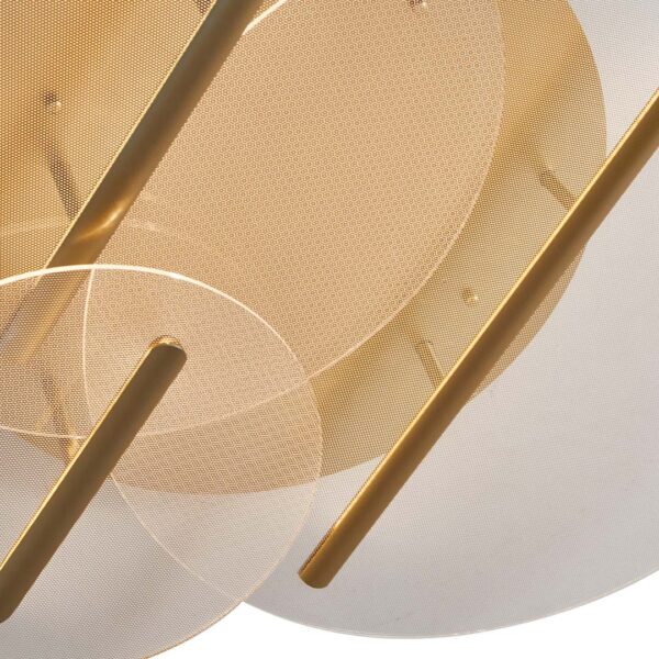 PLAFON LED RAZI 3 MOD. 35W 3000K DOURADO FOSCO - Image 10