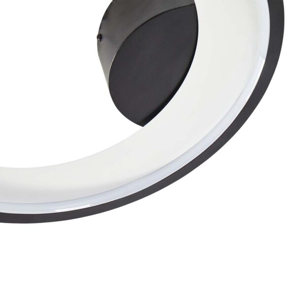 PLAFON LED ZAHAL UNO 27W 3000K PRETO - Image 5