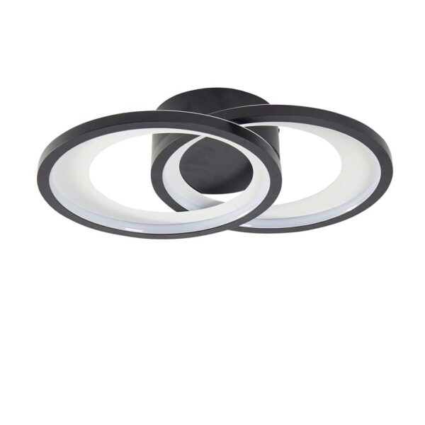 PLAFON LED ZAHAL ELI 42W 3000K PRETO - Image 2