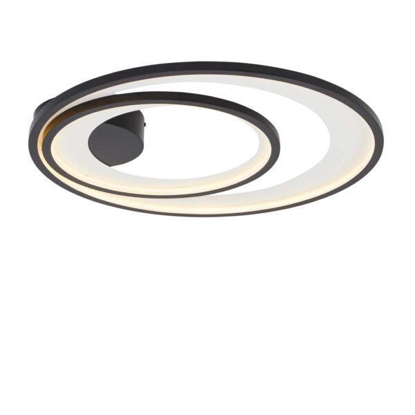 PLAFON LED ZAHAL DUO 54W 3000K PRETO - Image 3