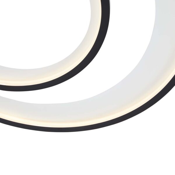 PLAFON LED ZAHAL DUO 54W 3000K PRETO - Image 7