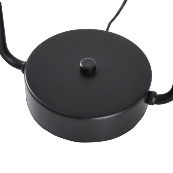 ABAJUR LED ZAVI ONI DE MESA 7W 3000K OURO FOSCO E PRETO - Image 6