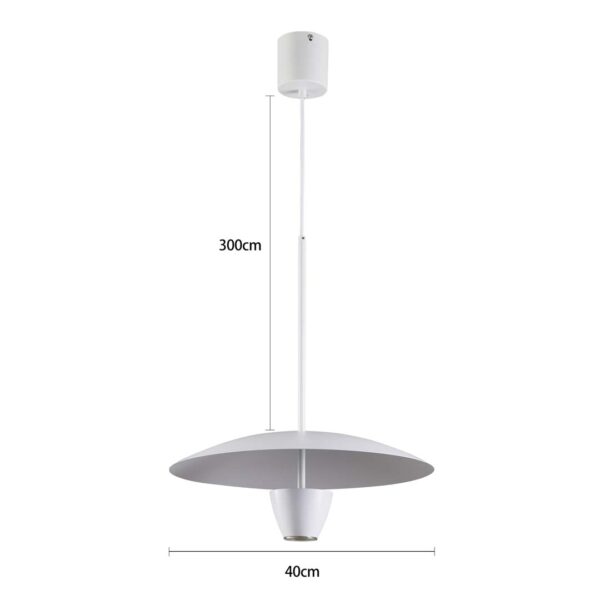 PENDENTE LED ABBIE 10W 3000K BRANCO - Image 4