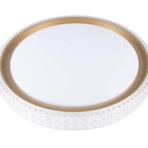 PLAFON LED KENLE RED. 50CM 36W 3K/4K/6.5K DOURADO
