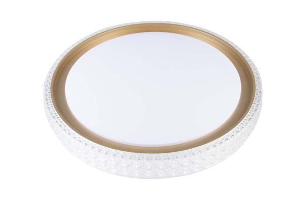 PLAFON LED KENLE RED. 50CM 36W 3K/4K/6.5K DOURADO