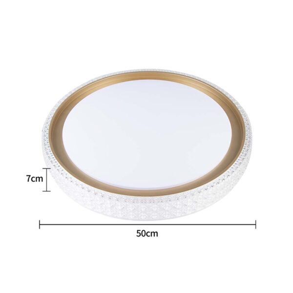 PLAFON LED KENLE RED. 50CM 36W 3K/4K/6.5K DOURADO - Image 5