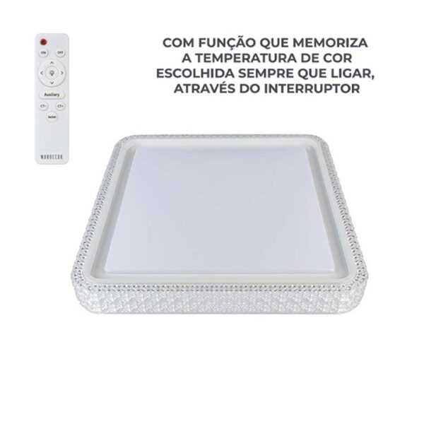 PLAFON LED KENLE QDR. 50CM 36W 3K/4K/6.5K BR - Image 4
