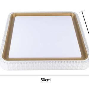 PLAFON LED KENLE RED. 50CM 36W 3K/4K/6.5K DOURADO