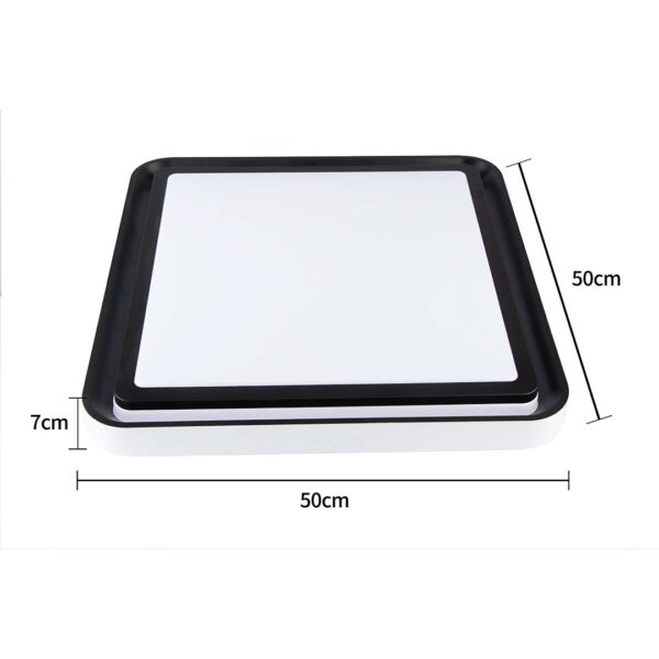 PLAFON LED ZONY QDR. 50CM 36W 3K/4K/6.5K PRT - Image 3