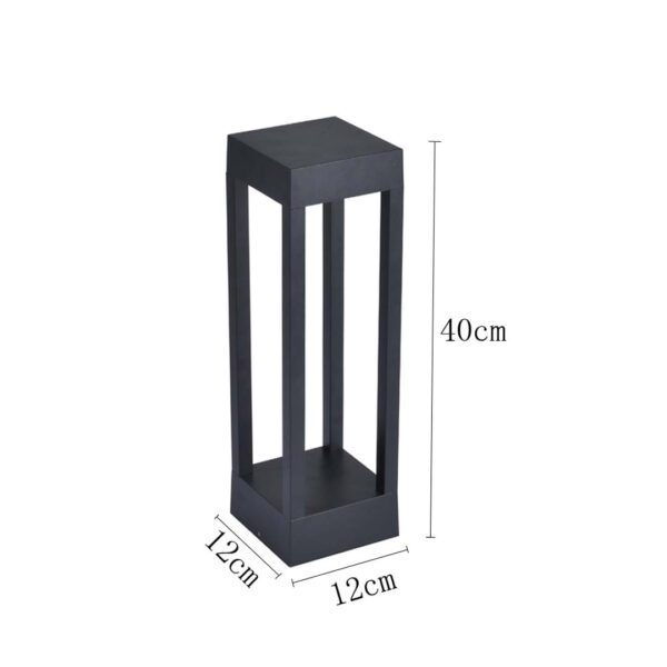 LUM. LED JARDIM ZEAN IP66 60CM 10W 3000K PT - Image 4