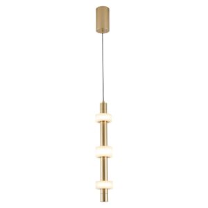 PENDENTE LED AUS 18W 3000K OURO CHAMPAGNE