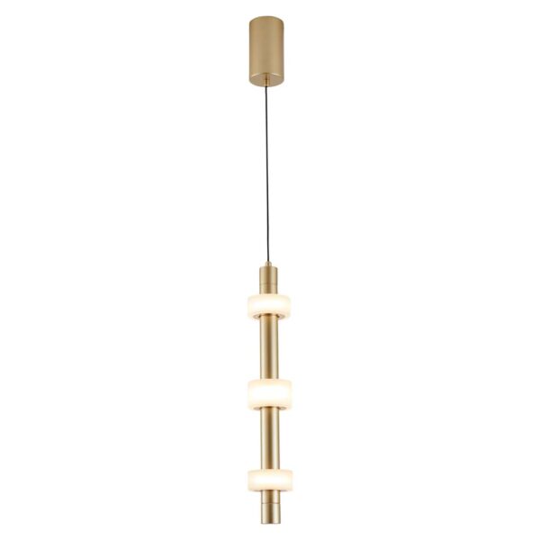 PENDENTE LED AUS 18W 3000K OURO CHAMPAGNE