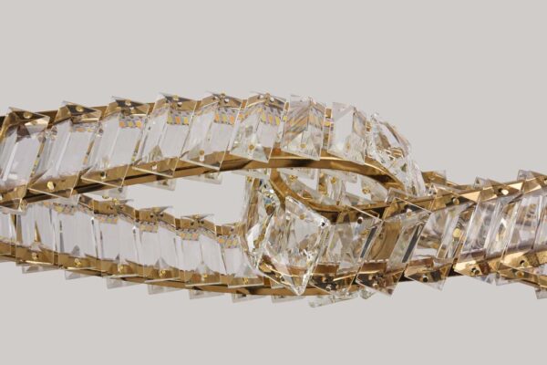 PENDENTE LED CRISTAL LEZIE ORI C/115CM 68W 3000K OURO BRILHO - Image 3