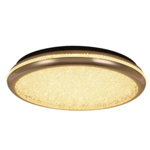 PLAFON LED ZOVA 47CM 35W 3000K OURO BRILHO