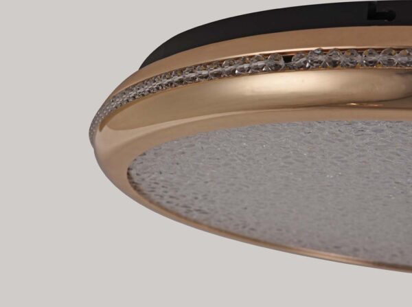 PLAFON LED ZOVA 47CM 35W 3000K OURO BRILHO - Image 7