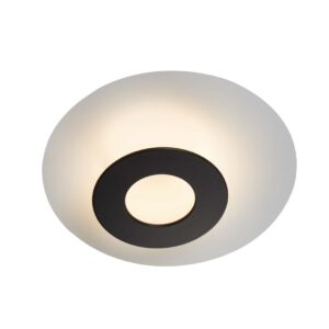 PLAFON LED KOTE C/ 40CM 24W 3000K PT/BR