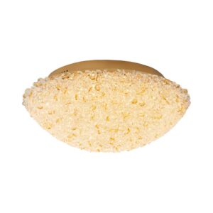 PLAFON LED JOU 40CM 24W 3000K DOURADO BRILHO