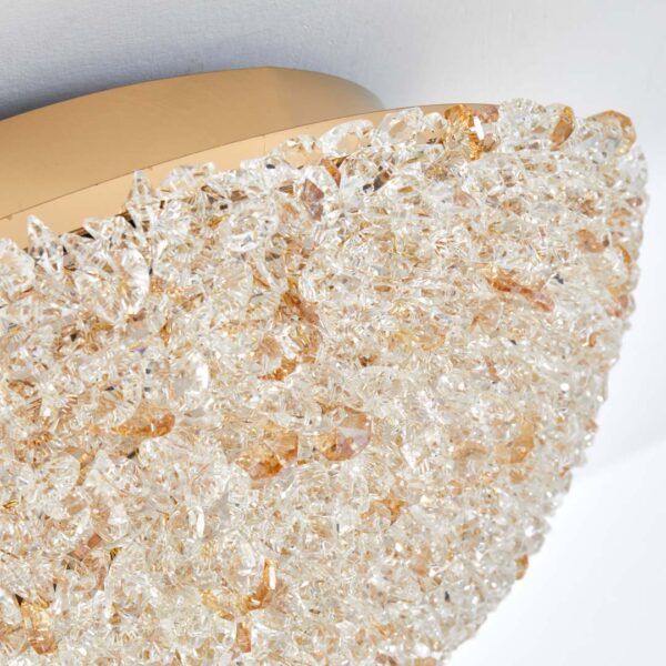PLAFON LED JOU 40CM 24W 3000K DOURADO BRILHO - Image 5