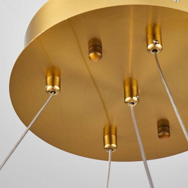 PENDENTE LED BLOE 65CM 50W 3000K DOURADO FOSCO - Image 7