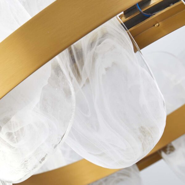 PENDENTE LED BLOE 65CM 50W 3000K DOURADO FOSCO - Image 8