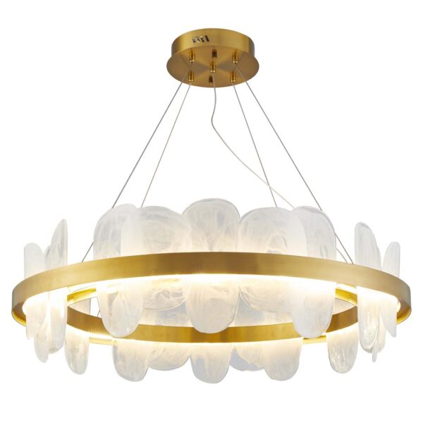 PENDENTE LED BLOE 82CM 70W 3000K DOURADO FOSCO - Image 3